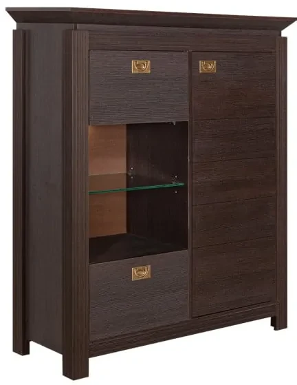 Comoda Bar Living Saigon Cantori Cu 2 Usi Si 1 Sertar, 118 Cm