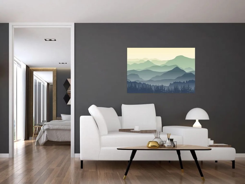 Tablou - Muntele Pădure (90x60 cm)