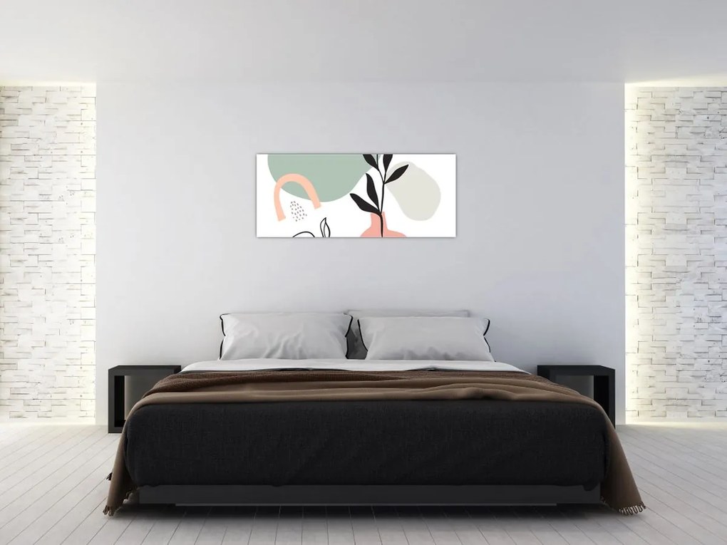 Tablou - Flori într-o vază N⁰3 (120x50 cm)