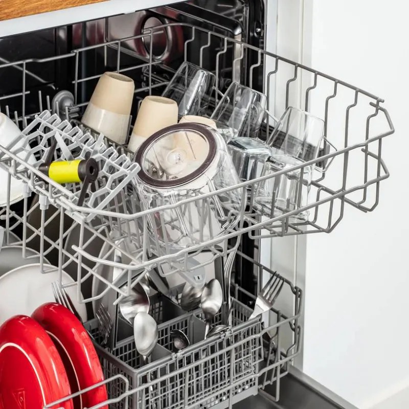 Tocator manual cu funie,Tefal K1320404 0,9 L, Mecanism automat de retragere a funiei, 2 lame otel, blocare capac, negru/verde