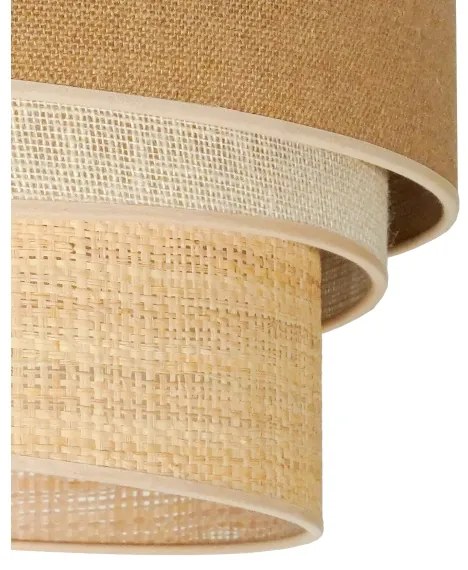 Lustră aplicată Duolla YUTE TRIO 1xE27/15W/230V d. 45 cm maro/gri/bej