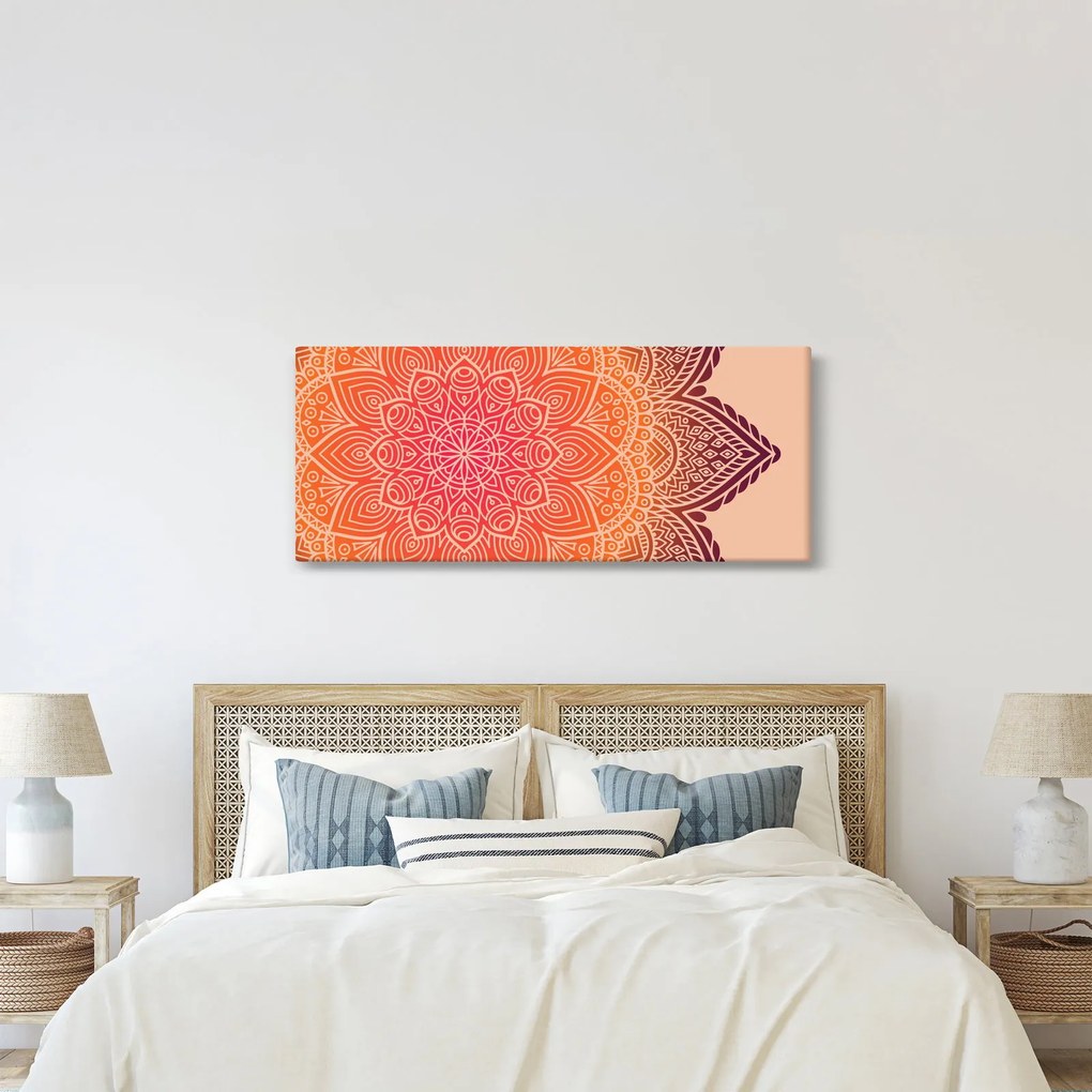 Tablou - Mandala artă (120x50 cm)