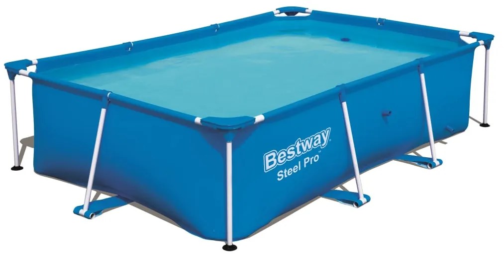 Bestway piscină steel pro, 259 x 170 x 61 cm, cadru din oțel, 56403