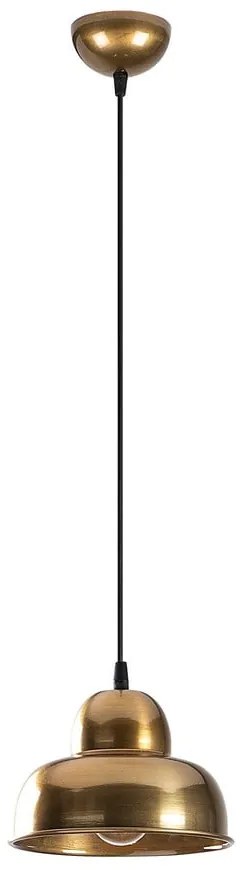 Lustră aurie cu abajur din metal ø 20 cm Berceste – Opviq lights