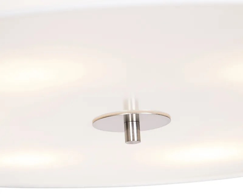 Plafoniera rustică albă 70 cm - Drum