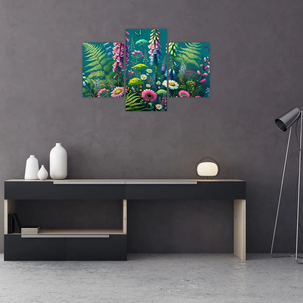 Tablou - Flori de câmp (90x60 cm)