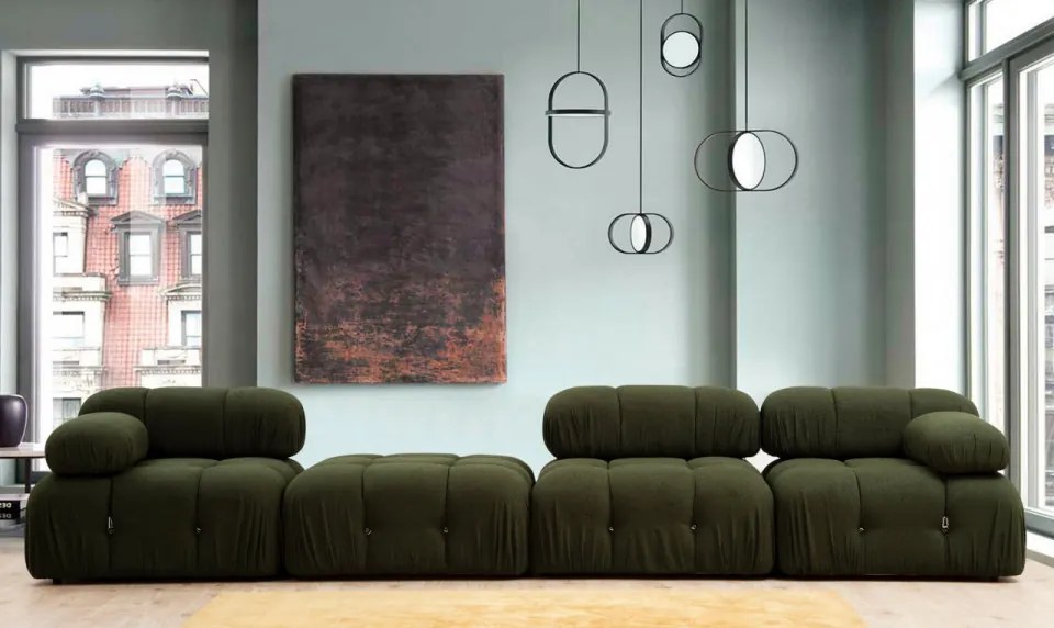 Fotoliu Modular Bubble R1, Verde