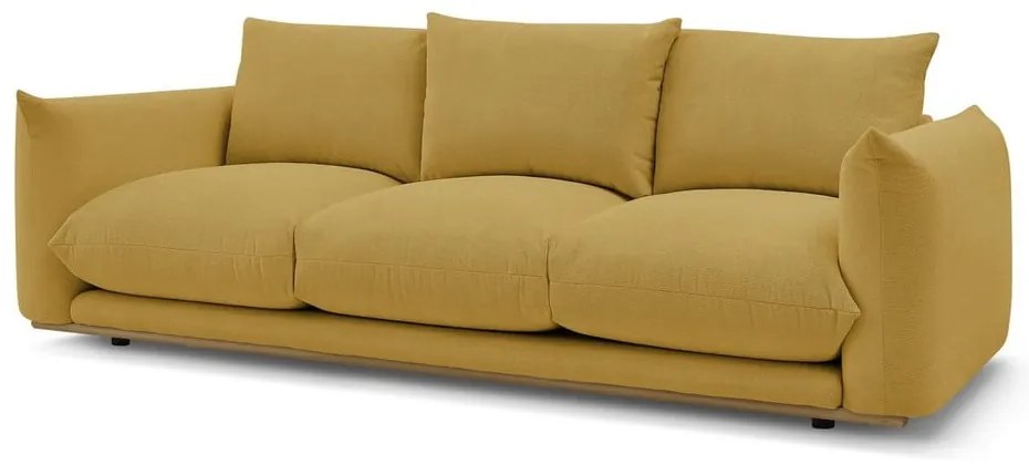 Canapea galbenă 265 cm Ernest – Bobochic Paris