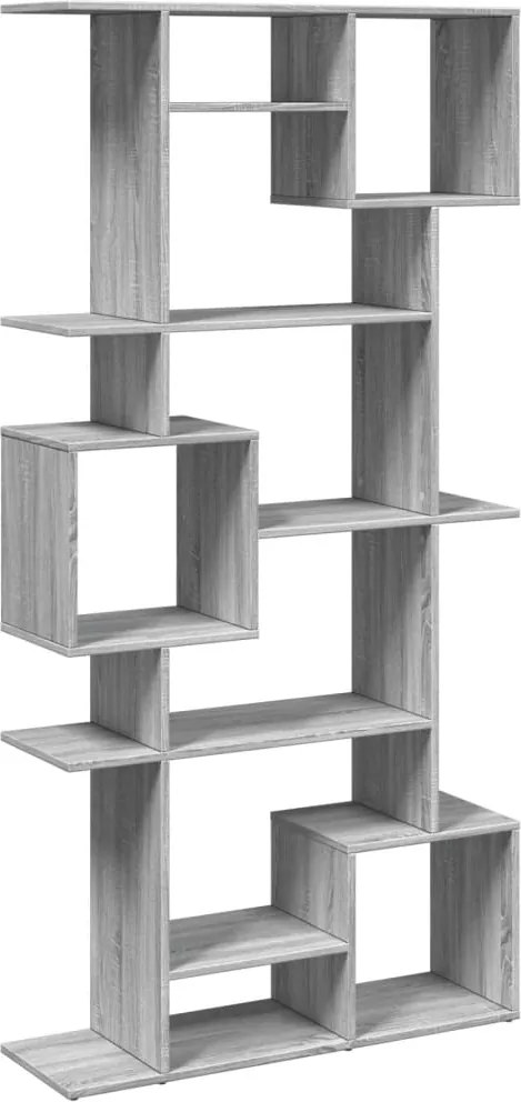 vidaXL Bibliotecă, gri sonoma, 92x29x188 cm, lemn prelucrat