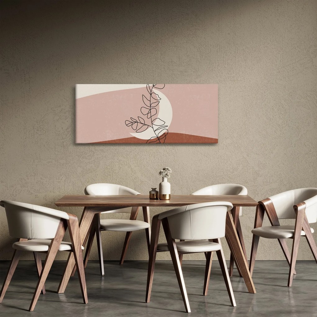 Tablou - Boho frunze N⁰2 (120x50 cm)