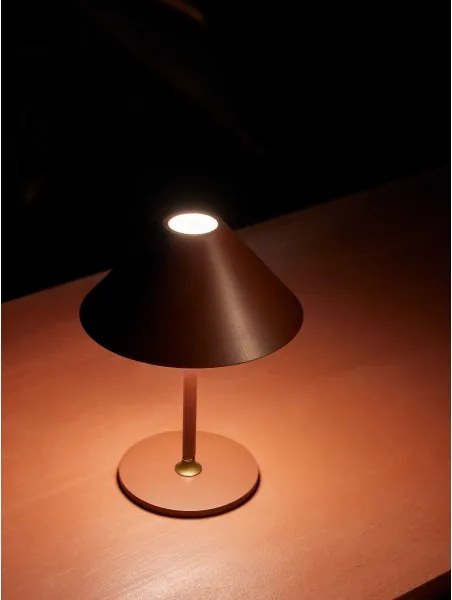Halo Design 800834 – Lampă de masă HYGGE LED, dimabilă și reîncărcabilă, 3W, baterie 4000 mAh, IP54, vișinie