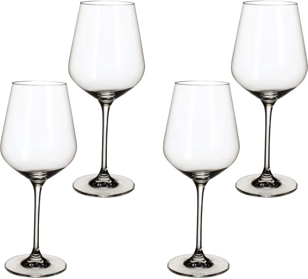 Set 4 pahare vin rosu Villeroy &amp; Boch La Divina Burgundy Goblet 243mm, 0,68 litri