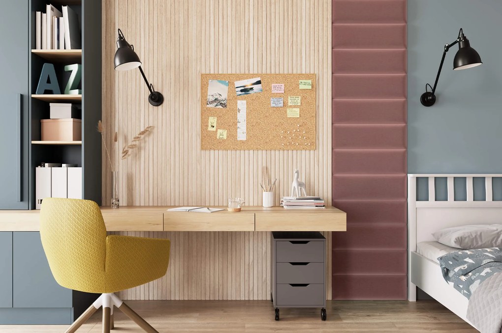 Reducere Panou capitonat de perete QUADRATTA 20x60 cm - mai multe culori calitatea a II-a Culoare: Gri inchis