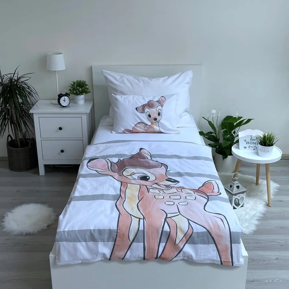 Lenjerie de pat pentru copii din bumbac pentru pătuț 100x135 cm Bambi – Jerry Fabrics
