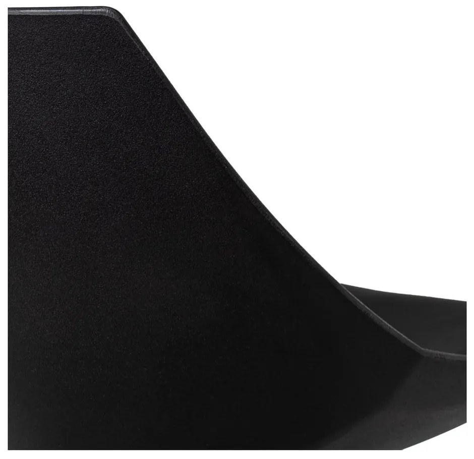 Scaune de bar negre cu înălțime ajustabilă 2 buc. din imitație de piele (înălțime șezut 56,5 cm) – Casa Selección