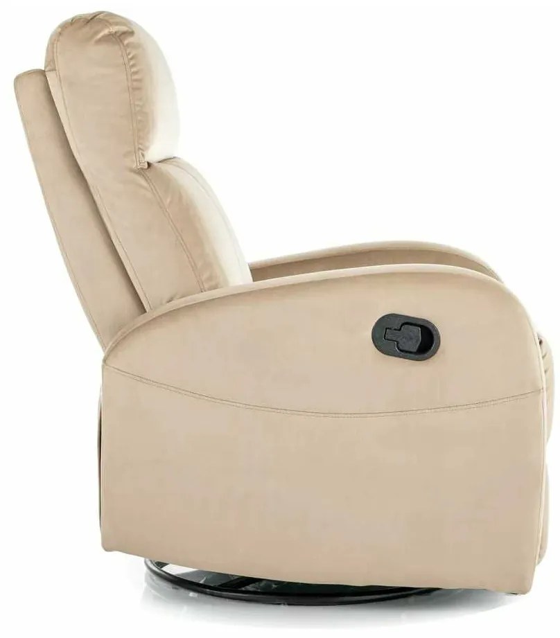 Scaun reclinabil Olimp Velvet, bej