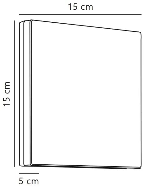 Aplică LED de exterior Nordlux ARTEGO LED/7,2W/230V IP54
