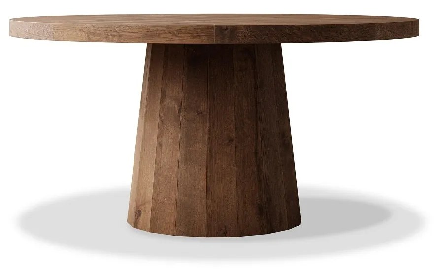 Masa rotunda din lemn masiv • model RODU | Dimensiuni: 152 x 76 cm