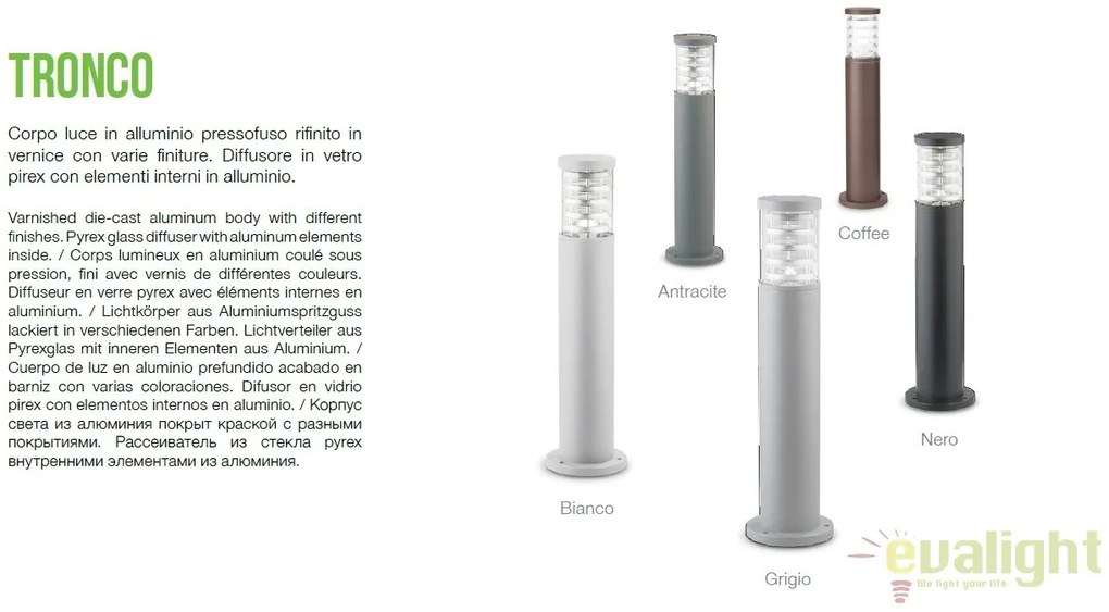 Stalp exterior design modern TRONCO PT1 H80 COFFEE 163741