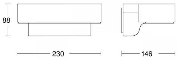 STEINEL 87555 - Aplica LED exterior cu senzor L 800 SC LED/7,5W/230V