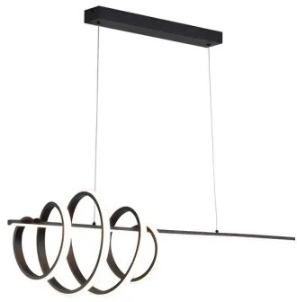 Searchlight 22510BK - Lustru suspendat pe cablu SWORD, LED dimerizabil, 40W/230V, 3000K