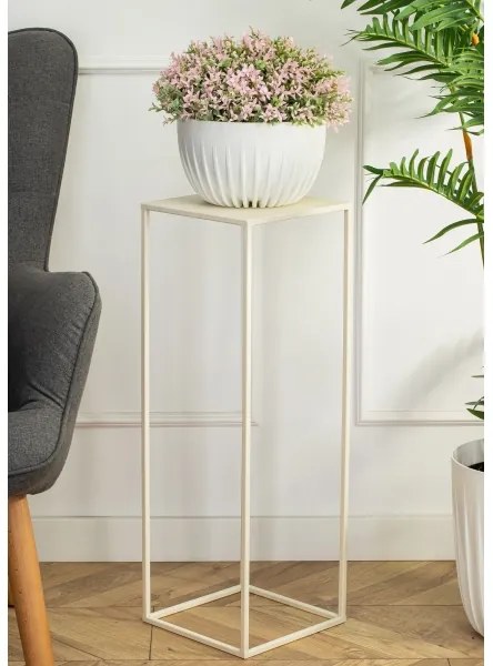 Suport de flori 70x24 cm crem