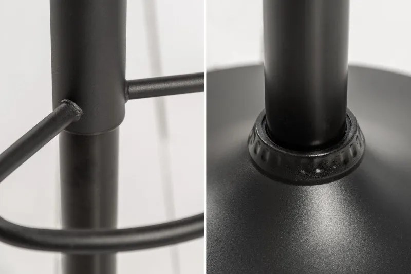 Set 2 scaune de bar Portland catifea gri