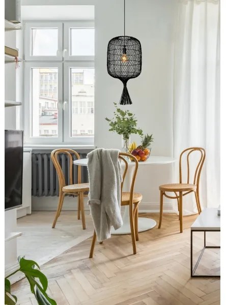 Lustră pe cablu GARVE 1xE27/40W/230V neagră Lucide 03436/40/30