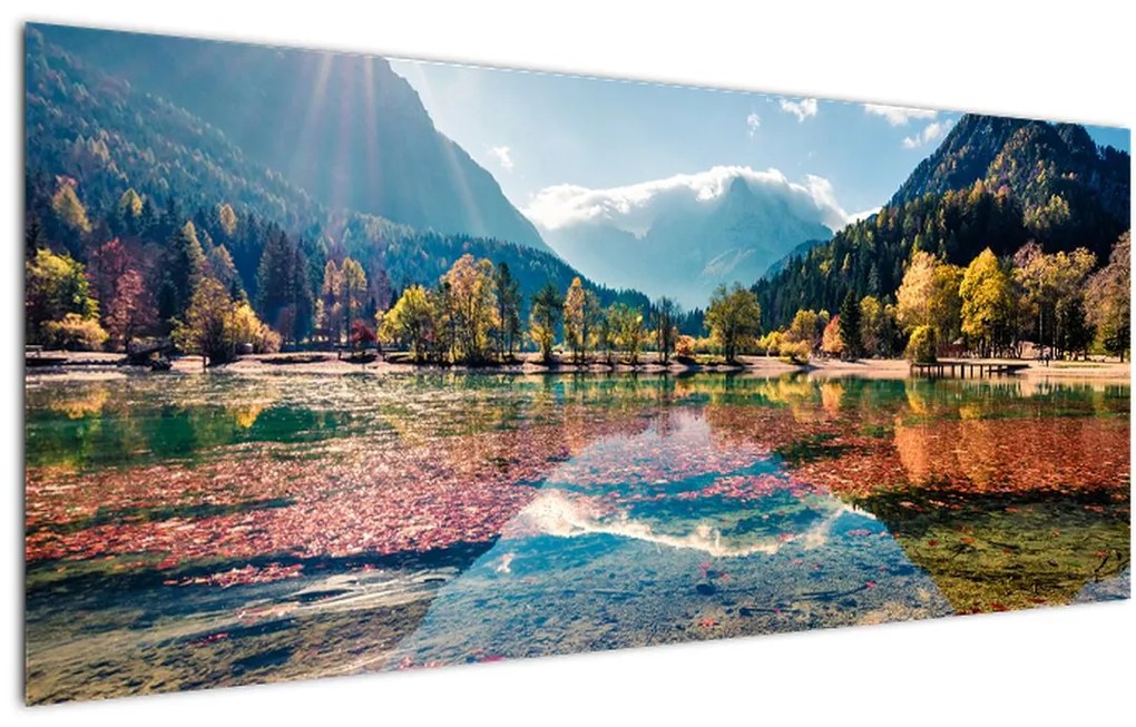 Tablou - Lacul Jasna, Gozd Martuljek, Alpii Iulieni, Slovenia (120x50 cm)