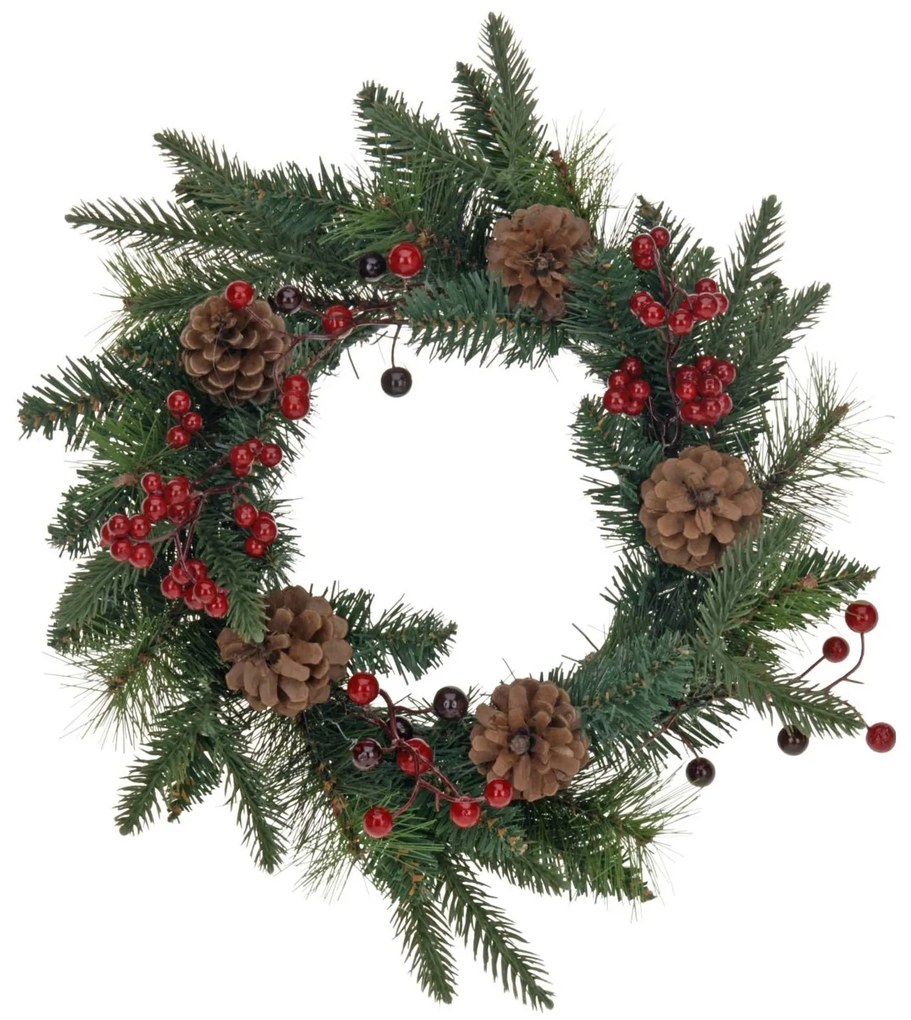 Coronita cu conuri Winter Berries 30 cm
