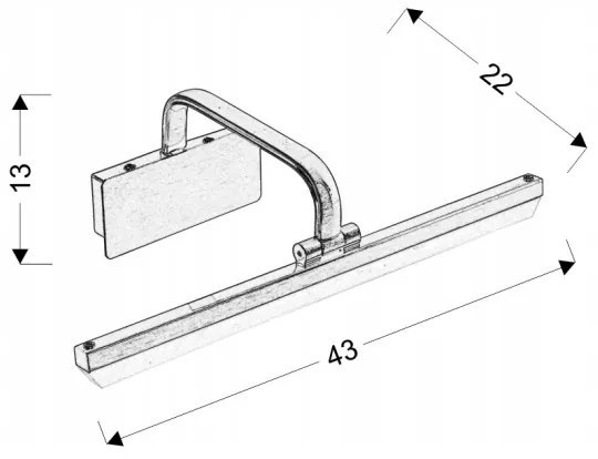 Aplică tablou LED HANG LED/8W/230V