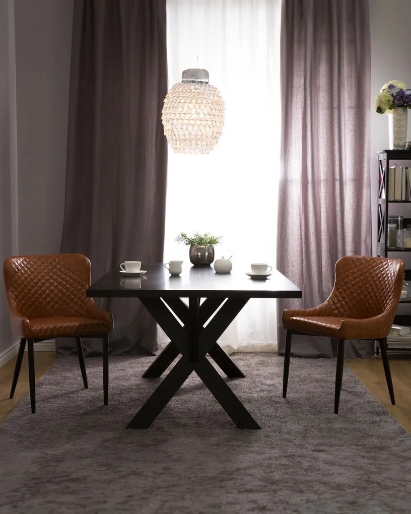 Set 2 buc. scaune pentru sufragerie Soho (maro). 1009899