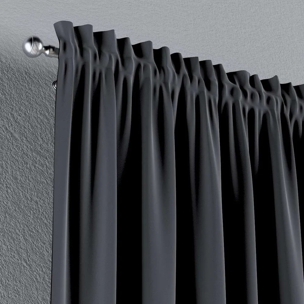 Draperie gri 260x130 cm Posh Velvet - Yellow Tipi