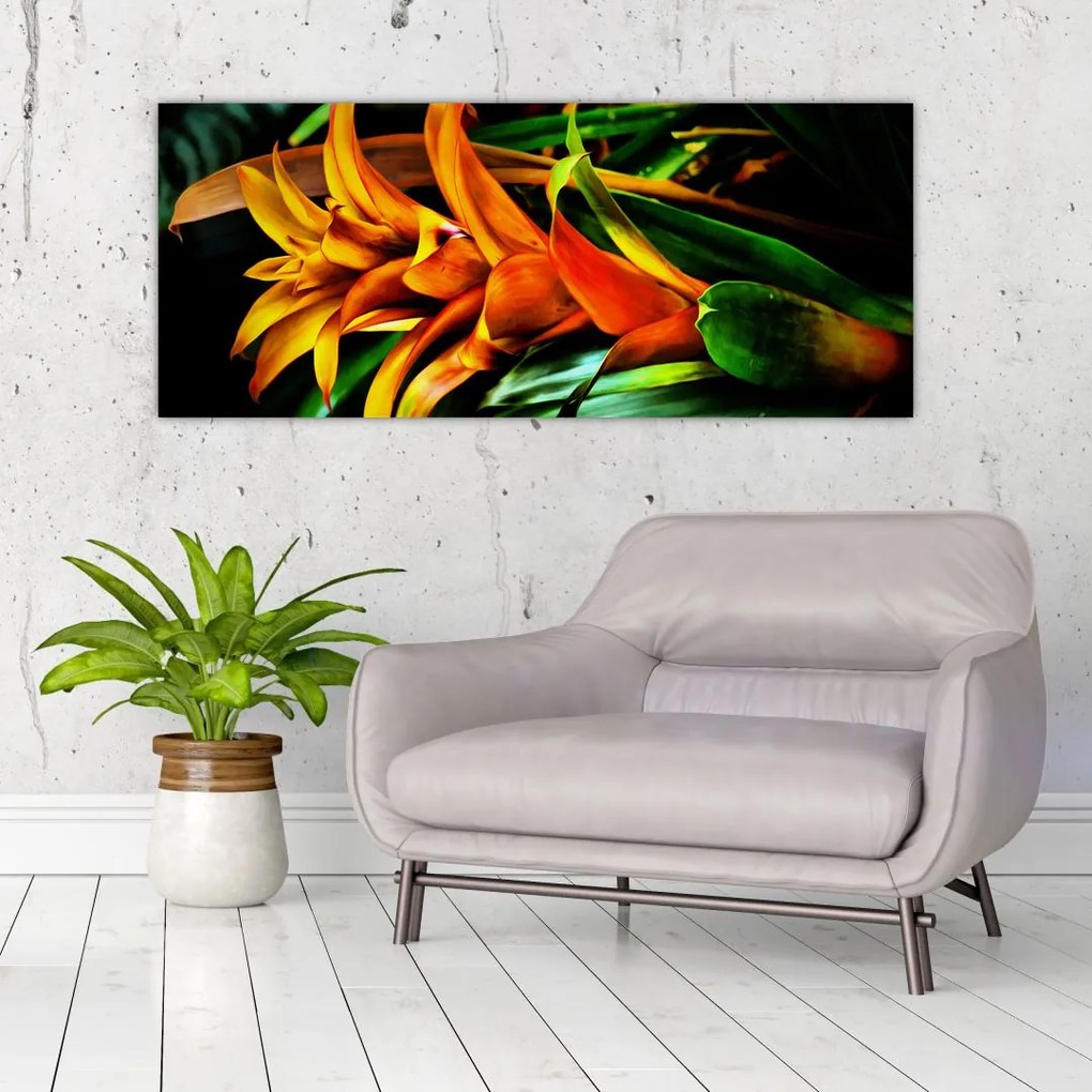 Tablou buchetului portocaliu (120x50 cm)