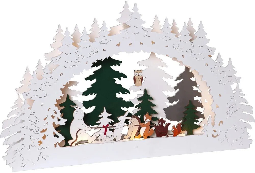 Decorațiune luminoasă de Crăciun Forest Friends – Star Trading