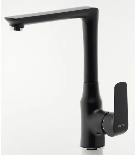 Novaservis - Baterie pentru chiuvetă NOBLESS TINA, neagră