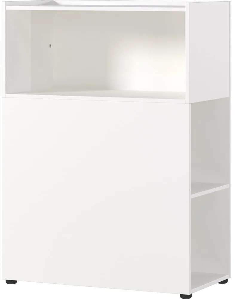 Bibliotecă albă 80x120 cm Mailand – Germania