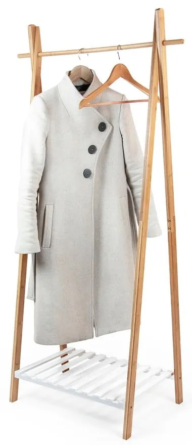 Suport din bambus pentru haine Compactor Nagano