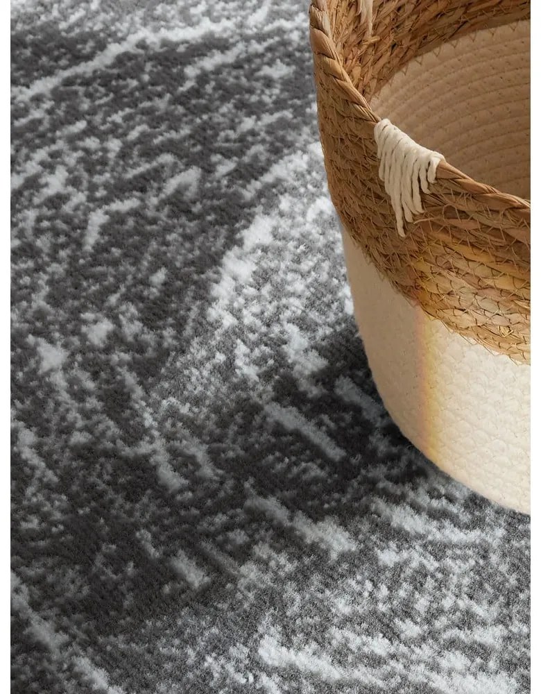 Covor gri-crem rotund ø 120 cm Gloria Cavallo – Hanse Home