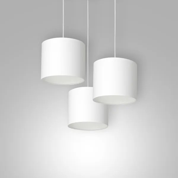 Lustră pe cablu ARDEN 3xE27/60W/230V albă