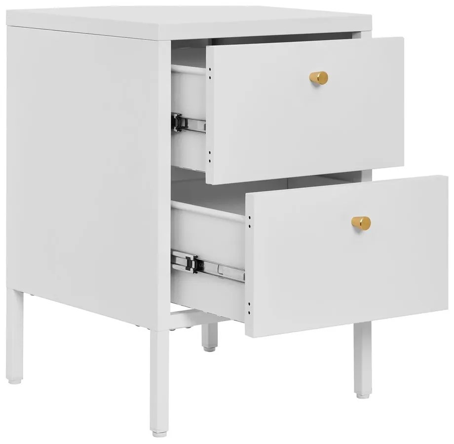 Noptieră albă din metal Dalby – House Nordic