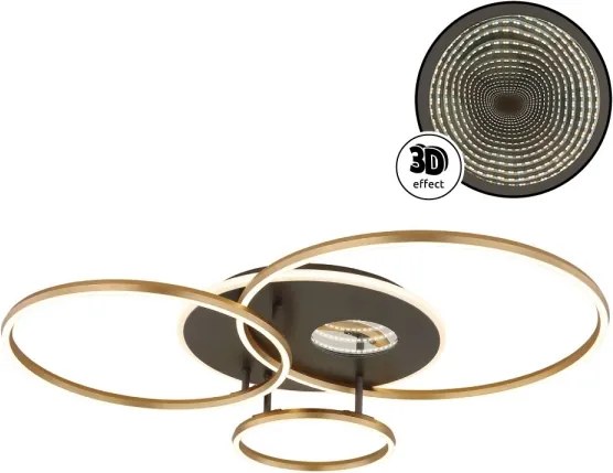 Globo 48466-54 - Plafonieră LED dimabilă INVERTINA 54W/230V 90x70 cm+telecomandă
