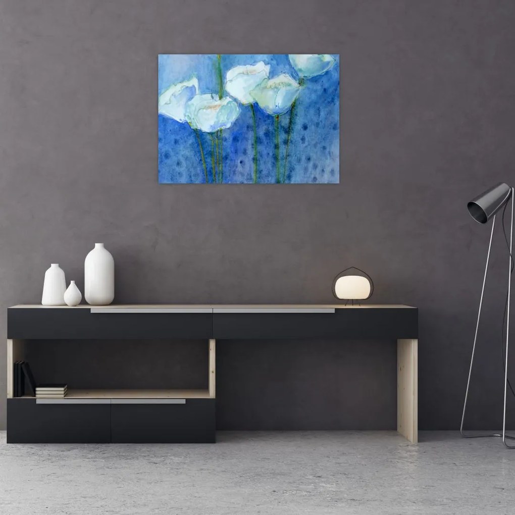 Tablou - Lalele albe (70x50 cm)