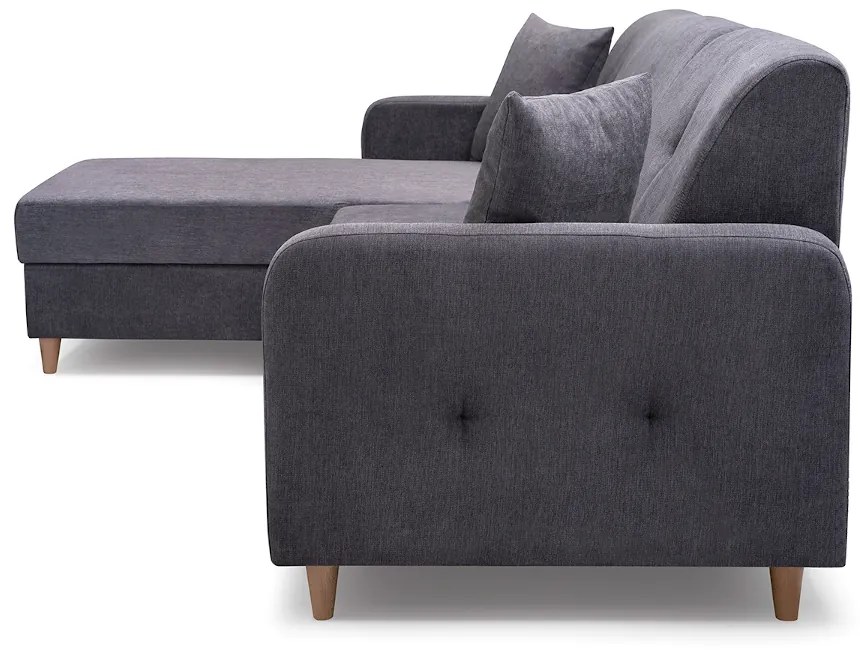 Supermobel Coltar extensibil MALMO, 220x88x162, asti 6, colt pe dreapta