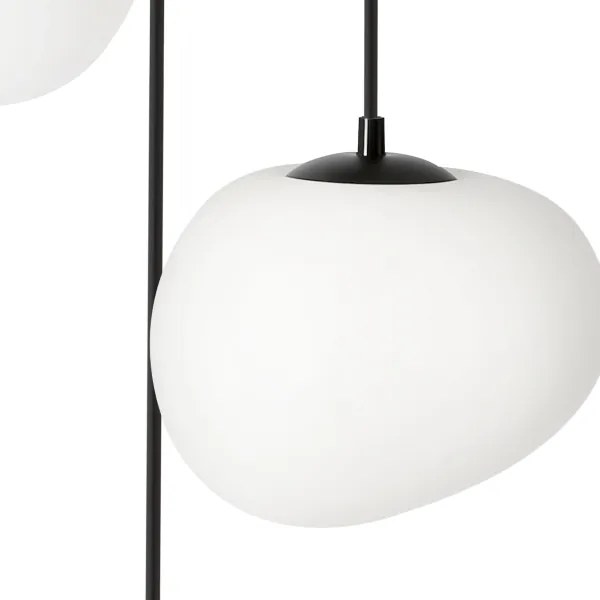 BRILAGI - Lustru suspendat pe cablu PEBBLES 3xE27/40W/230V Ø 42 cm negru