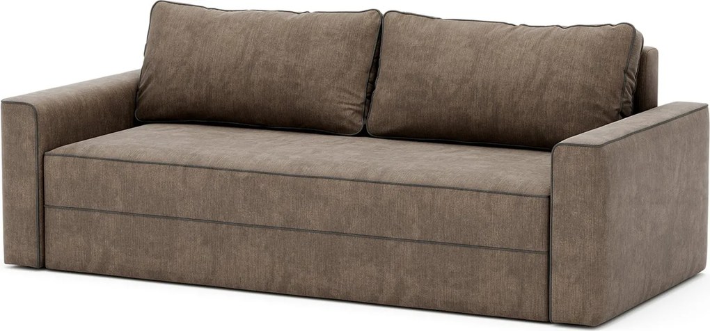 Canapea lemn masiv Column, 230 × 107 × 80 cm
