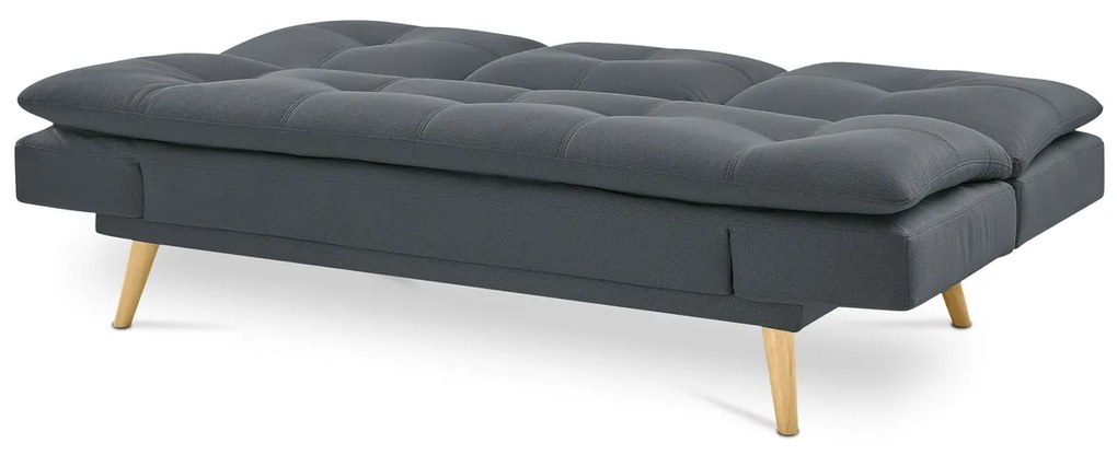 Canapea cu trei locuri ASB-4720 GREY2, gri închis