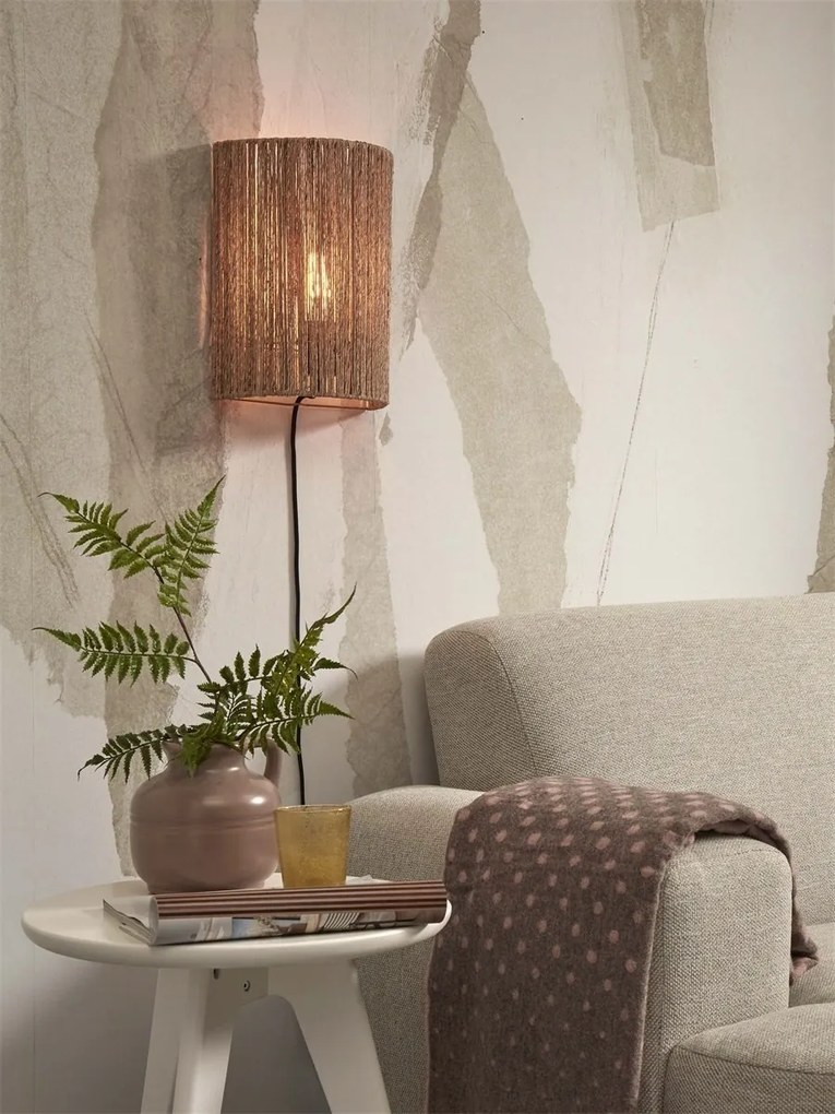 Aplica de perete eco din iuta Iguazu half 32cm nat