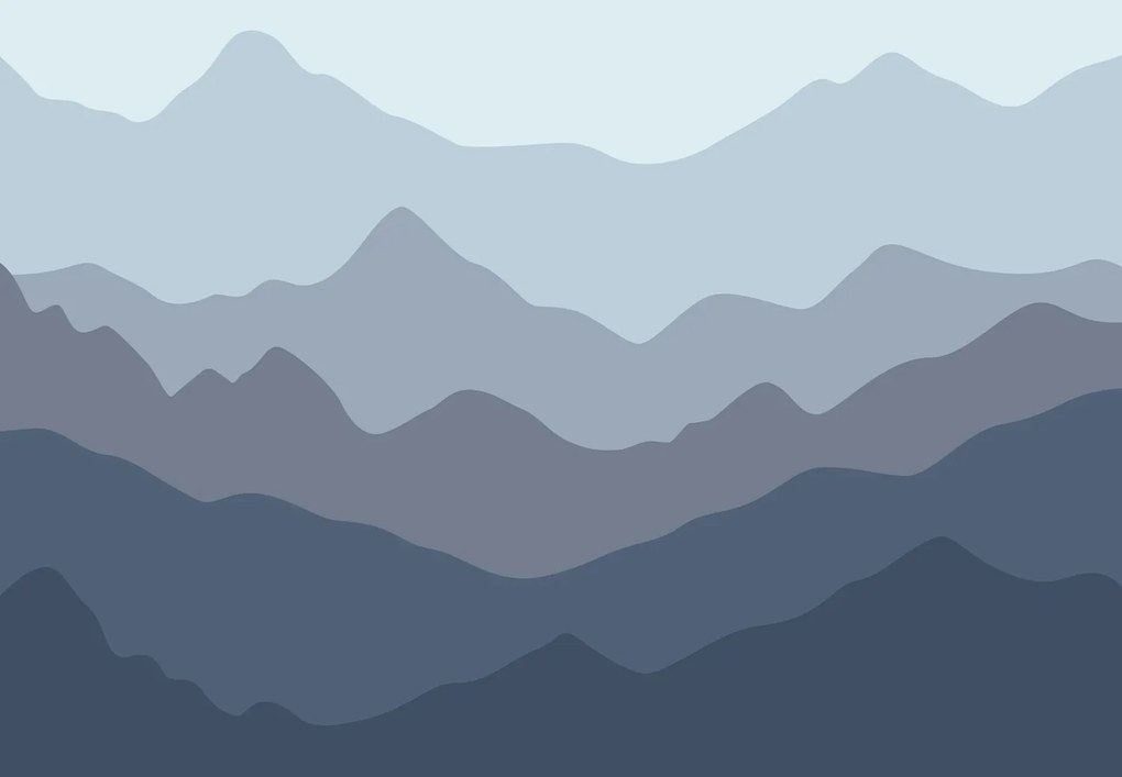 Fototapet - Blue Mountains (147x102 cm)
