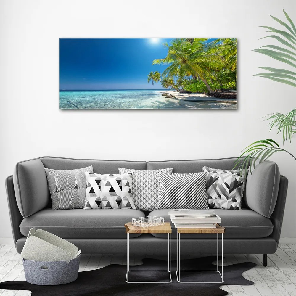 Imprimare tablou canvas Plaja maldive